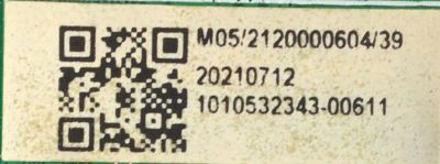 MAIN PARA TV ONN·ROKU TV FHD SMART TV / NUMERO DE PARTE 515C28211M01-SW1 / RT28211-ZC01-01 / C515C28211M01-SW1 / 2E04565D0 / M21055-MT / PANEL BOEA430WU1 / DISPLAY CC430LV2D VER.10 / MODELO 100069992 (43) - Imagen 2